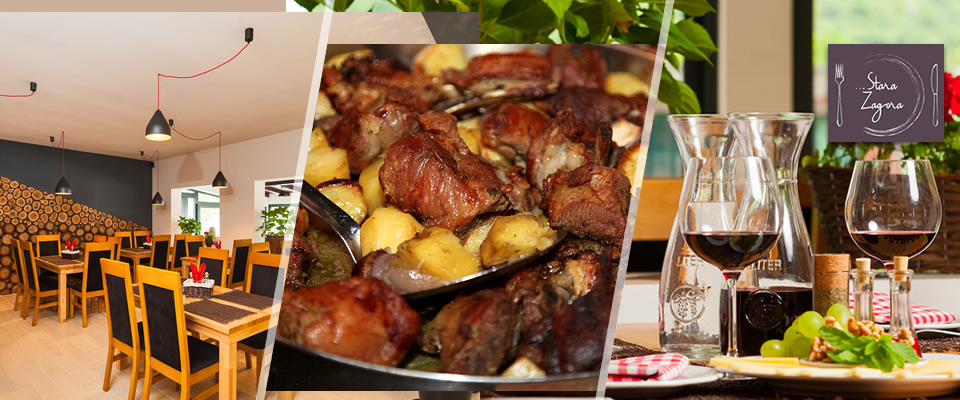 Uživajte u finoj hrani i domaćem ambijentu u Staroj Zagori, kod Trogira! Teletina ispod peke (1 kg) s krumpirima i pićem dobrodošlice za samo 119 kn!