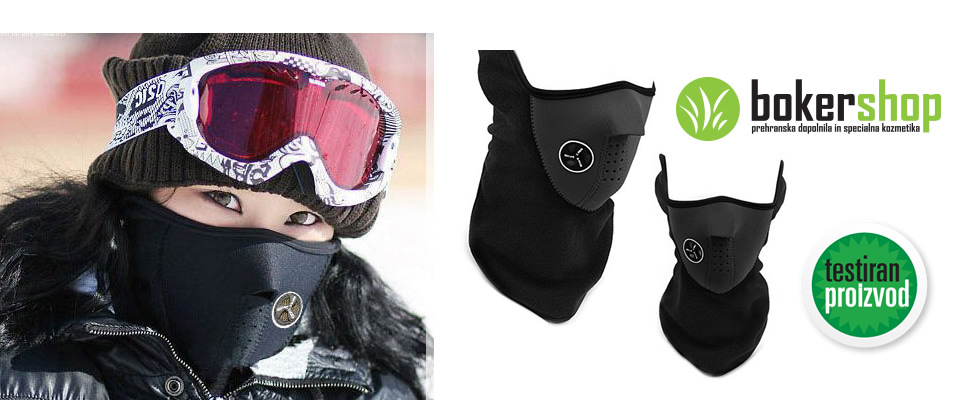 WINDPROOF zaštitna maska za trčanje, skijanje, bicikliranje, uz troškove poštarine uključene, za samo 69 kn!