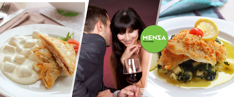 Jedite pametnije! Ručak ili večera, mesni ili riblji MENI za 2 osobe, u Menza Mensa restoranu, u Zagrebu, za samo 70 kn!