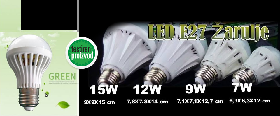 Dosta Vam je velikih računa? Uz LED žarulje uštedite do 90% potrošnje električne energije  od običnih žarulja i nabave istih! LED žarulje imaju  garanciju 1 godinu,  a traju puno… puno dulje od toga!