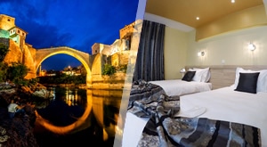 Istražite ljepote Mostara i pozovite voljenu osobu na romantični predah u objekt Villa Downtown, smješten na samo 800 metara od poznatog Starog mosta u Mostaru! Uslikajte se na mostu i ponesite fotku za vječnu uspomenu ;)