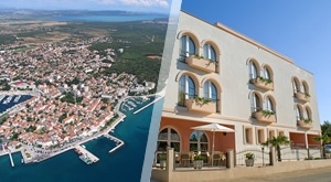 Grad u središtu Jadrana doslovce je obećana zemlja za ljude željne uživanja u kristalno bistrom moru koji preferiraju dinamičan i zanimljiv odmor! Čisto i bistro more nalazi se na samo stotinjak metara od centra grada, gdje se prostiru nepregledne šljunkovite i pješčane plaže s brojnim sadržajima u sjeni stoljetnih borovih šuma!
