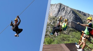 ZipLine Čikola nalazi se na području Grada Drniša, nad prekrasnim i strmim kanjnonom rijeke Čikole visokim do 300 metara..Kupon je iskoristiv u periodu 01.07.-30.09.2017.!