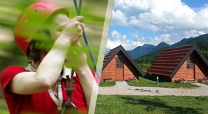 Adrenalinski doživljaj podno Velebita u Pustolovno-izletničkom centru Rizvan City uz noćenje u bungalovu + Kajak na rijeci Lici ili 1 Quad za 2 osobe i samo 990 kuna!