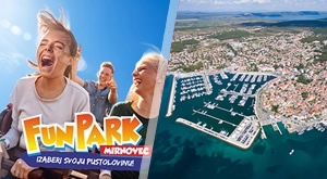 [BIOGRAD NA MORU] Savršen morski paket za sve generacije! 6 dana/5 noćenja za 2 ili 4 osobe s uključenim kartama za Funpark Mirnovec već od 2159 kuna! Kupon vrijedi 22.08.-09.09.2017.!