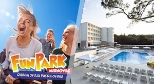 BIOGRAD – 2 dana i 1 noćenje na bazi polupansiona u Hotelu Adria u periodu 08.-22.10.2017. + 2 KARTE ZA ODRASLE ZA FUN PARK MIRNOVEC, sve za dvije osobe za 799kn!