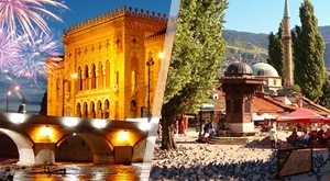 NOVA GODINA U SARAJEVU! Prijevoz autobusom, 2 noćenja s doručkom u hotelu 4* u srcu Sarajeva, svi razgledi prema programu, pratitelj putovanja, sve za samo 820 kuna/osobi! GARANTIRANO!