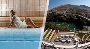 Odmor za dvoje u luksuznom City Hotelu Mostar****!!! 3 dana i 2 noćenja s doručkom za 2 osobe, boravak u Wellness centru City Spa za samo 699 kn!