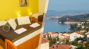 Počastite se ljetnim odmorom u Villu Aurori 3* u Crikvenici! Izaberite 2 ili čak 5 noćenja s uslugom polupansiona za 2 osobe i 1 dijete do 4 godine GRATIS po super cijeni već od 1599 kn!