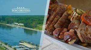 [OSIJEK] Restoran eksluzivnog hotela ZOO tik uz obalu rijeke Drave poziva Vas na bogatu mesnu platu s 1200 gr mesa za 2-3 osobe ili kebab na sablji za 2 osobe već od samo 99 kn!