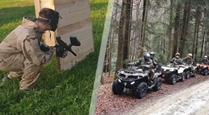 Najbolji adrenalin čeka Vas s Brzim i Žestokima u Sesvetama – 3h vožnje quadom+paintball! Priuštite sebi i prijateljima nezaboravnu avanturu po prigorskim bregima za 679 kn/osobi s uključenom opremom!