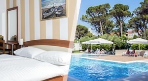 Radosti ljeta u ŠPICI SEZONE u Biogradu na Moru! [Mediteransko selo San Antonio] 3 ili 6 dana i 2 ili 5 noćenja s POLUPANSIONOM uz korištenje vanjskog bazena i sunčališta za dvoje, super cijena!