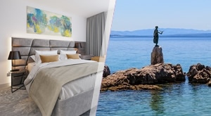 Novorenovirani biser u samom srcu Opatije poziva Vas na idealan odmor u ožujku! 2 dana uz 1 noćenje s POLUPANSIONOM za 2 osobe u Hotelu Paris**** uz slobodan ulaz u casino…samo 557 kn!