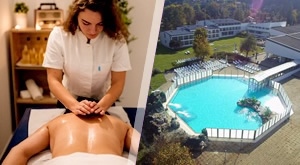 Vaša najdraža oaza opuštanja u blizini Zagreba – Stubičke Toplice! Odmorite se uz 3 dana/2 noćenja s POLUPANSIONOM za 2 osobe u Hotelu Matija Gubec i kupanje, wellness spa, masažu… 748 kn!