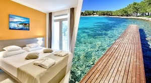 Bablje ljeto u Biogradu n/M uz 2 ili 3 noćenja s Polupansionom te izbor apartmana u Crvena Luka Hotel   Resort 4* za 4 osobe uz korištenje bazena, bicikli, fitness i kardio zone, od samo 2239 kn!