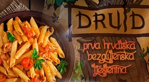 [NOVO!] Hranite se zdravo i bezbrižno! Prva hrvatska bezglutenska tjestenina za zdrav i ukusan obrok za sve uzraste – DRUID Penne 10x 400g i DRUID Fusille 10x 250g već od samo 99 kn!