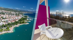 [21.09.-28.09.] Ljetni odmor u živopisnoj Crikvenici na 3 dana/ 2 noćenja s POLUPANSIONOM u Hotelu Crikvenica 4* i uživajte u čarima mora uz upotrebu sunčališta, sve za dvoje i djecu do 5 g.!