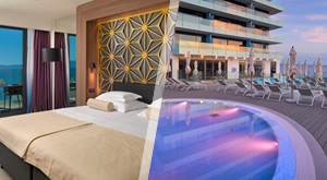Obiteljski luksuz u sunčanom Splitu na 3 dana/ 2 noćenja s PUNIM PANSIONOM za 2 osobe i dijete do 18 g. u spektakularnom Hotelu Amphora 4* uz panoramske wellness užitke…Dugi rok iskoristivosti!