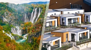 BLACK FRIDAY NA CRNOM JAJU samo uz Mastercard Maestro kartice! 2 dana/1 noćenje ili 3 dana/ 2 noćenja  za 4 osobe u luksuznim mobilnim kućicama Kampa Plitvice 5* uz do 58% POPUSTA!