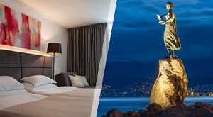 Nestvarne ljepote Opatije koje će umiriti misli! Fantastičan zimski predah za dušu na 2 dana/ 1 noćenje s POLUPANSIONOM u Hotelu Paris 4* za 2 osobe i dijete do 6 god., samo 537 kn!!!