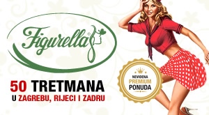 FIGURELLA PUSH UP 50 tretmana mršavljenja i oblikovanja tijela u ZAGREBU, RIJECI i ZADRU uz 74% popusta + 500 KN DODATNOG POPUSTA za newsletter pretplatnike + 50% popusta na test intolerancije!