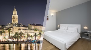 Splitska skalinada posvećena ljubavi! Divota Apartment Hotel 4* ovog Valentinova očekuje Vas na 3 dana/ 2 noćenja s doručkom za 2 osobe + boca vrhunskog plavca, samo 849 kn!