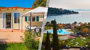 USKRS, PRAZNIK RADA ili proljetni odmor u Rapcu uz 2 ili 3 noćenja u De Luxe mobilnim kućicama za do 5 osoba u Camp   Residence Oliva 3* i već od samo 999 kn…