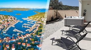 [NOVO] Zapanjujući morski prizori i dodir luksuza! Dizajnerska Villa Prova – Murter s jacuzzijem poziva Vas na nezaboravan odmor od 3 dana/ 2 noćenja za do 6 osoba, parking gratis i samo 1799 kn!
