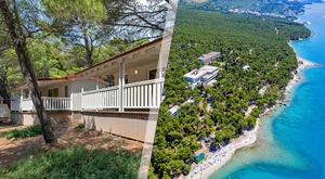 NOVO! Zavodljive šljunčane plaže i čisto more za odmor na 3 dana/ 2 noćenja u udobnim kućicama*** Kampa Baško Polje u Baškoj Vodi + završno čišćenje i parking, sve za 4 osobe i samo 717 kn!