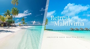 LAST MINUTE SENZACIJA SAMO NA CRNOM JAJU – MALDIVI! Avionski prijevoz, 10 dana i 7 noćenja s PUNIM PANSIONOM u hotelu 5*, bogati RETREAT PROGRAM!
