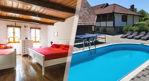 PROSLAVA ili odmor za dušu na autentičnom imanju sa vlastitim BAZENOM   SAUNOM! Kuća za odmor Pool Village House u Breznici: 3 dana/ 2 noćenja za do 10 OSOBA i od samo 1999 kn!