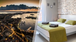Romantično WELLNESS uživanje u Puli na 3 dana/ 2 noćenja s doručkom ili polupansionom u Pula City Center Accomodation + pjenušac/ vino i poklon iznenađenja, masaža   kupka, sve za 2 osobe…