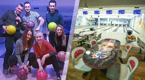 Boutique Bowling centar Zagreb u samom centru grada poziva Vas na vrhunsku zabavu! KUGLANJE za do 6 osoba uz 2h najma staze + 1L koktela… SAMO 199 kn!