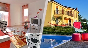 Priuštite si odmor za pamćenje! Dizajnerski apartman Daria u Labinu s vlastitim bazenom poziva Vas na 4 dana/ 3 noćenja za 4 do 6 osoba + GRATIS parking, samo 1197 kn!