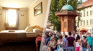 PROLJEĆE u srcu Sarajevu! Odmor na 3 dana i 2 noćenja za 2 odrasle osobe i 2 djece do 14 godina u family sobama u šarmantnom Pansionu Stari Grad na samoj Barščašiji… samo 535 kn!