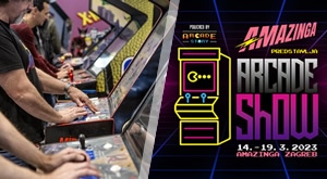 [14.-19.03.] Prvi i najveći izložbeno-gaming event ARCADE SHOW u Amazingi na Velesajmu! Samo na Crnom Jaju ULAZNICE za najpopularnije retro arkadne igre već od 6,90€!