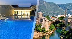 EKSKLUZIVNO – nezaboravan vikend odmor i opuštanje u luksuznom HOTELU MEPAS 5* u Mostaru – 3 dana/2 noćenja na bazi doručka, bogati sadržaji Spa   Relax centra na 8. katu hotela, a sve za 2 osobe…