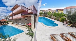 LAST MINUTE odmor na Pagu – 3, 5 ili 7 noćenja za 2 osobe u modernom i opremljenom apartmanu u kući 3* Prince   Tiffany  sa vanjskim bazenom!