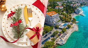 Nezaboravni Božićni praznici u Selcu uz 3 dana/2 noćenja ili 4 dana/3 noćenja na bazi polupansiona za 2 osobe u Hotelu Marina 4*, prigodnu večeru na Badnjak i Božić, opuštanje u bazenu…