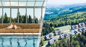 Bogati vikend program za detox i opuštanje u Pohorje Village Wellbeing Resortu – 2 noćenja na bazi polupansiona za 2 osobe, Svijet sauna, kupanje, vođena vježba joge, karta energetske rute Bolfenk…