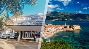 NOVO! Špica ljetne sezone na Slovenskoj obali u Budvi u Crnoj Gori uz 8 dana i 7 noćenja na bazi polupansiona za 2 osobe u Hotelu Park 3* smješten na plaži!