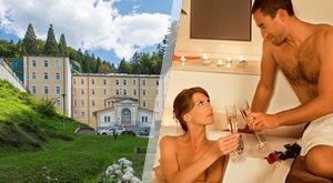 Romantični odmor u Rimskim Termama uz 2 polupansiona za 2 osobe u hotelu Zdraviliški dvor 4*, romantičnu kupku sa šampanjcem i pralinama, ulaz u Svijet sauna Varinia i termalne bazene!