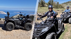 NOVO – Lika quad adventure vodi Vas na 45 km vođene ture quadovima “Velebitsko primorje” s licenciranim vodičem za 1 ili 2 osobe na 1 quadu i za samo 80 eura!