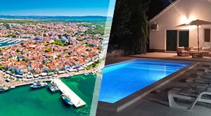 Kraj ljeta i čarobna jesen u Villi Verdi u Biogradu uz 7 dana i 6 noćenja u apartmanu za 8 osoba! Priuštite si uživanje na privatnom bazenu i privatnoj plaži!