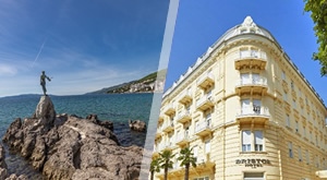 Uživanje u uvijek inspirativnoj Opatiji uz 3 dana i 2 noćenja u superior sobi na bazi polupansiona za 2 osobe u Hotelu Bristol 4*, a dijete do 6 godina GRATIS!