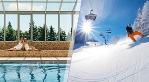 SKIJANJE i WELLNESS u Forest Hotelu Videc 3* u Pohorje Village Wellbeing Resortu – 3 dana i 2 noćenja na bazi polupansiona za 4 ili 6 osoba, dnevna SKIJAŠKA KARTA i uživanje u saunama i bazenu!