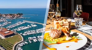 Počastite se VEČEROM u 4 slijeda uz čaša vina u luksuznom Hotelu Nautica 4* u Novigradu, sve za 2 osobe!