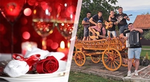 Nezaboravna ROMANTIČNA VEČERA za one koji se istinski vole i znaju uživati!
Proslavite Valentinovo uz živu muziku – tamburaški sastav Crni leptiri u Hotelu Sport uz švedski stol, čašu pjenušca i piće!
