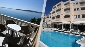 Proljetni predah na Makarskoj rivijeri uz miris mora! 2 dana i 1 noćenje na bazi bogatog doručka u Aparthotelu Milenij 4* u Baškoj Vodi za 2 ili 4 osobe uz korištenje bazena!