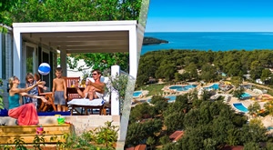 Svibanjski obiteljski odmor u Valamar Camping Lanterna 4* uz 3 dana i 2 noćenja za 4 odrasle osobe i 2 djece do 12 godina u mobilnoj kućici i zabavu u vodenom parku Aquamar!